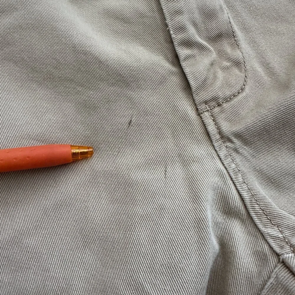 J Crew Pants Men 33 The Sutton Tan Cotton Flat Front Pockets Straight Leg